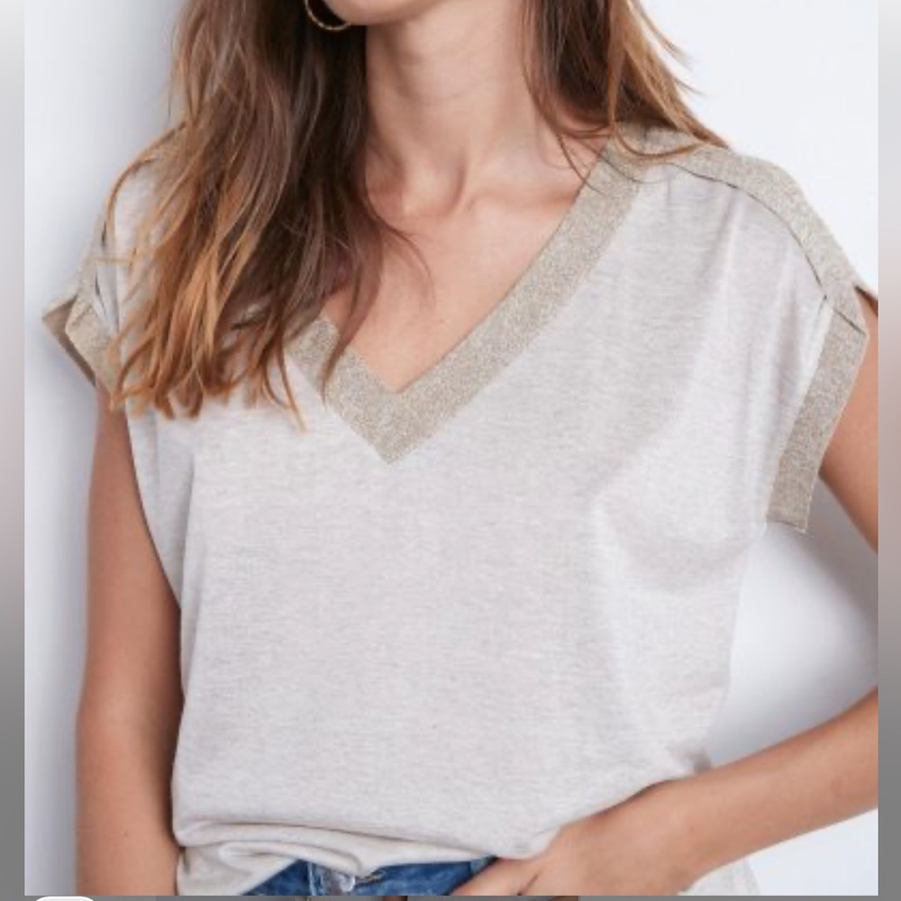 NWOT Maison 123 T-Shirt Size Small - From Paris